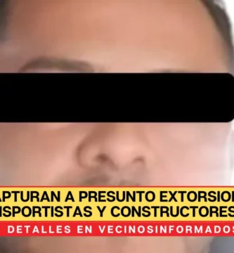 Capturan a presunto extorsionador de transportistas y constructores en EdoMéx