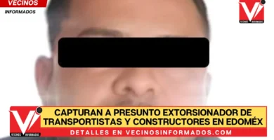 Capturan a presunto extorsionador de transportistas y constructores en EdoMéx