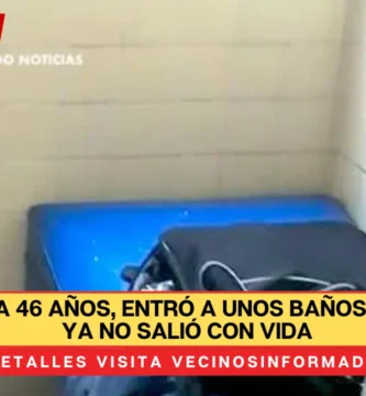 Jorge tenía 46 años, entró a unos baños de vapor y ya no salió con vida