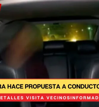 Pasajera hace propuesta a conductor de Didi