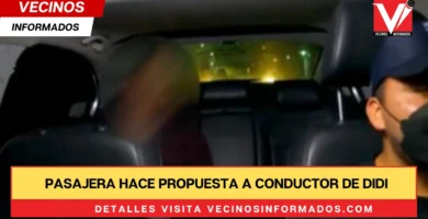 Pasajera hace propuesta a conductor de Didi