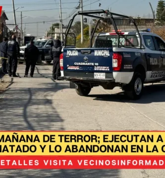 VIDEO: Mañana de terror; ejecutan a hombre maniatado y lo abandonan en la calle