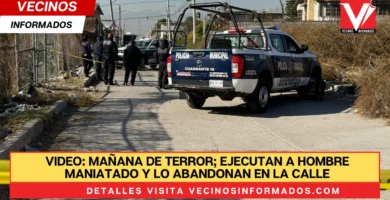 VIDEO: Mañana de terror; ejecutan a hombre maniatado y lo abandonan en la calle