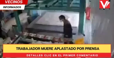 Trabajador pierde la vida en accidente con prensa tras falla mecánica |VIDEO