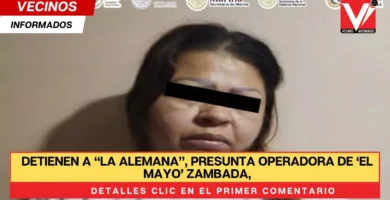 Detienen a “La Alemana”, presunta operadora de ‘El Mayo’ Zambada, en Colima por tráfico de drogas