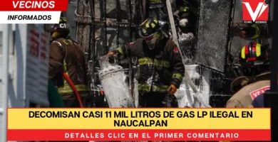 Decomisan casi 11 mil litros de gas Lp ilegal en Naucalpan