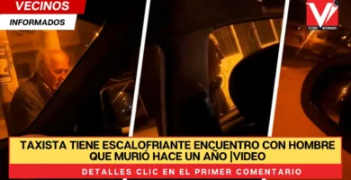 Taxista tiene escalofriante encuentro con hombre que murió hace un año |VIDEO