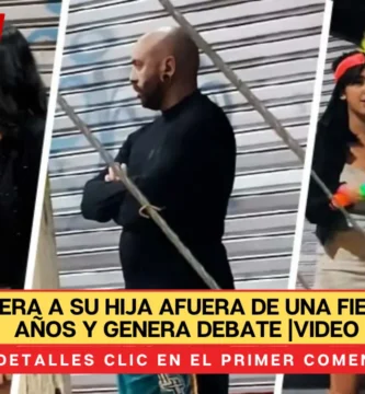 Papá espera a su hija afuera de una fiesta de XV años y genera debate |VIDEO