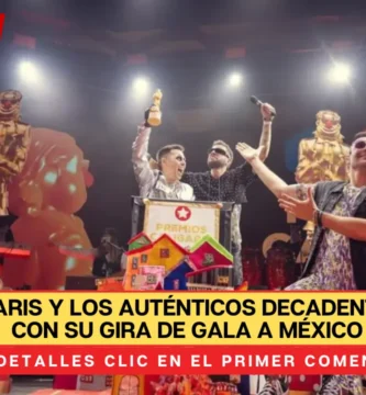 Los Caligaris y Los Auténticos Decadentes llegan con su gira de gala a México