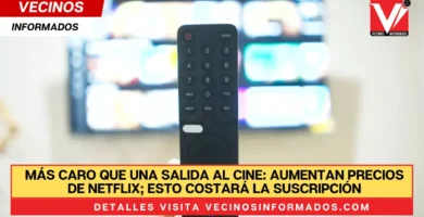 Más caro que una salida al cine: Aumentan precios de Netflix; esto costará la suscripción