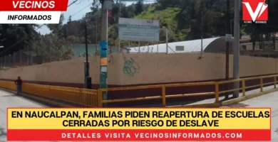 En Naucalpan, familias piden reapertura de escuelas cerradas por riesgo de deslave