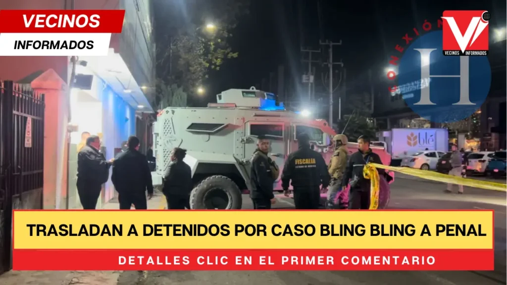 Trasladan a detenidos por caso Bling Bling a penal