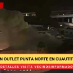 Incendio en Outlet Punta Norte en Cuautitlán Izcalli