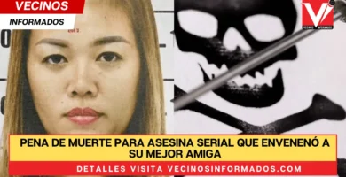 Pena de muerte para asesina serial que envenenó a su mejor amiga