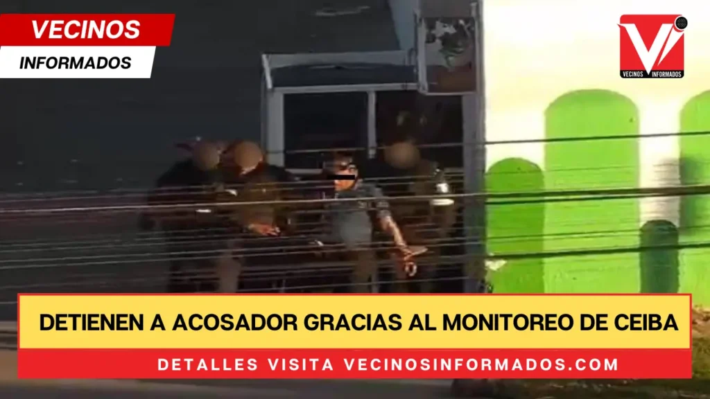 Detienen a acosador en Tecámac gracias al monitoreo de CEIBA