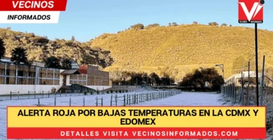 Alerta roja por bajas temperaturas en la CDMX