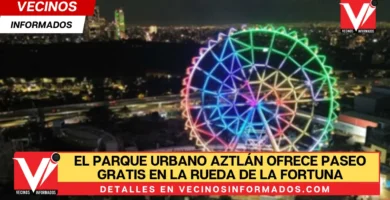 El Parque Urbano Aztlán ofrece paseo gratis en la rueda de la fortuna por el día de muertos