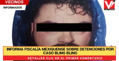 Informa Fiscalía Mexiquense sobre detenciones por caso Bling Bling