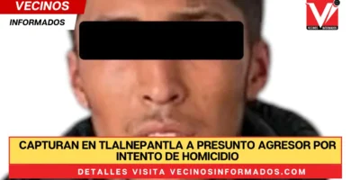 Capturan en Tlalnepantla a presunto agresor por intento de homicidio