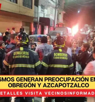 Microsismos generan preocupación en Álvaro Obregón y Azcapotzalco; uno fue confundido con explosión