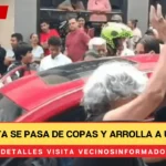 Abuelita se pasa de copas y arrolla a un biker