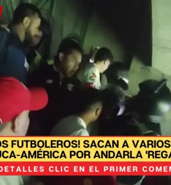 ¡Marranos futboleros! Sacan a varios del juego Toluca-América por andarla 'regando'