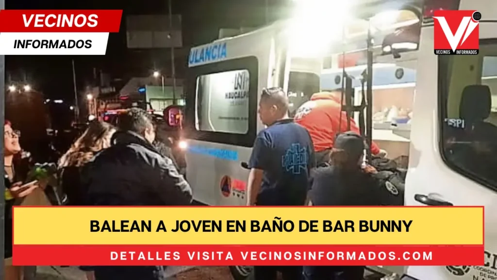 Balean a joven en baño de Bar Bunny