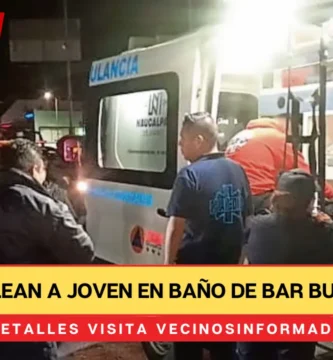 Balean a joven en baño de Bar Bunny