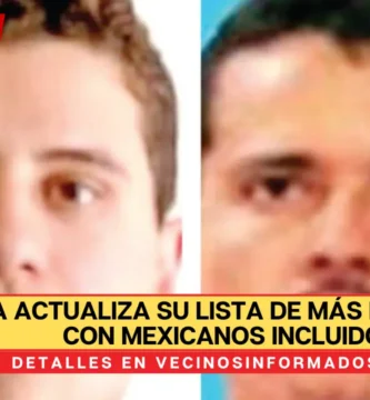 DEA actualiza su lista de más buscados con mexicanos incluidos