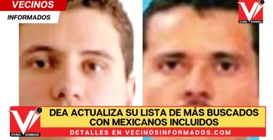 DEA actualiza su lista de más buscados con mexicanos incluidos