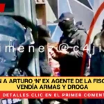 Detienen a Arturo ‘N’ Ex agente de la Fiscalía que vendía armas y droga en la colonia La Pastora en la Gustavo A. Madero