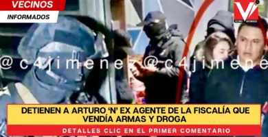 Detienen a Arturo ‘N’ Ex agente de la Fiscalía que vendía armas y droga en la colonia La Pastora en la Gustavo A. Madero