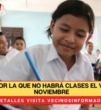 ¡Se viene otro megapuente! La razón por la que no habrá clases el viernes 22 de noviembre