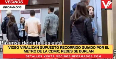 VIDEO Viralizan supuesto recorrido guiado por el Metro de la CDMX; redes se burlan