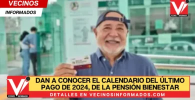 Dan a conocer el calendario del último pago de 2024, de la Pensión Bienestar