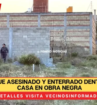 Un bebé fue asesinado y enterrado dentro de una casa en obra negra