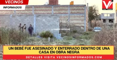 Un bebé fue asesinado y enterrado dentro de una casa en obra negra