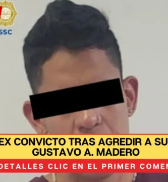 Detienen a ex convicto tras agredir a su novia en la Gustavo A. Madero