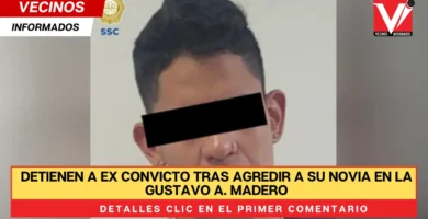 Detienen a ex convicto tras agredir a su novia en la Gustavo A. Madero