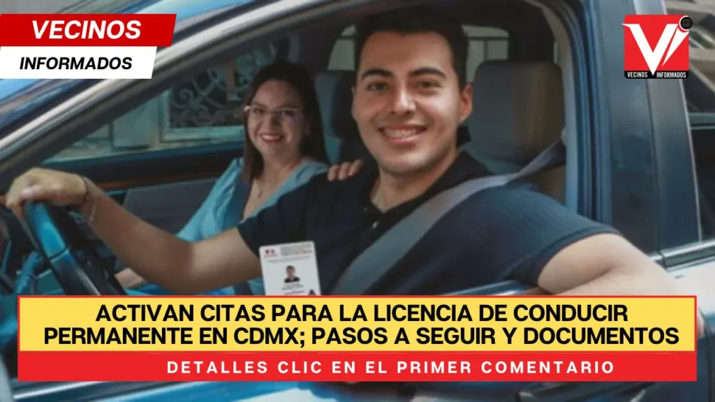 Activan citas para la licencia de conducir permanente en CDMX; pasos a seguir y documentos