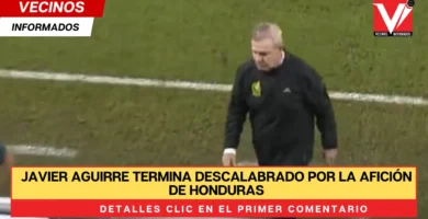 Javier Aguirre termina descalabrado por la afición de Honduras