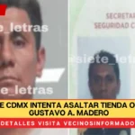 Policía de CDMX intenta asaltar tienda Oxxo en la Gustavo A. Madero