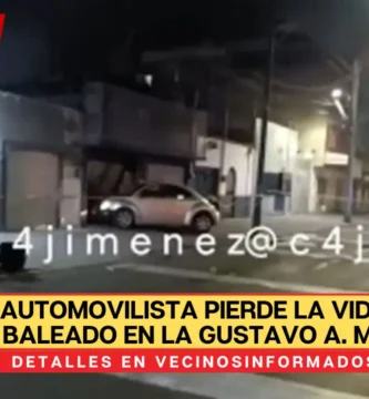Automovilista pierde la vida tras baleado en la Gustavo A. Madero