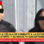 Jefe de la Célula de Combate a la Extorsión en Ecatepec y su escolta son detenidos en Operación Enjambre