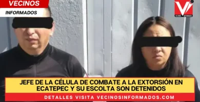 Jefe de la Célula de Combate a la Extorsión en Ecatepec y su escolta son detenidos en Operación Enjambre