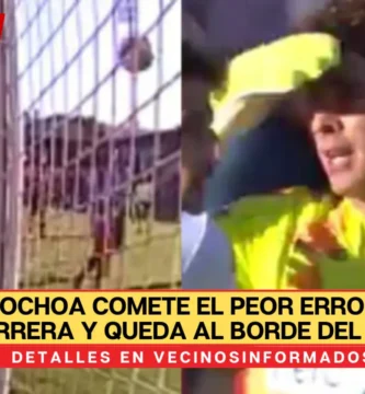 Ochoa comete el peor error de su carrera y queda al borde del descenso