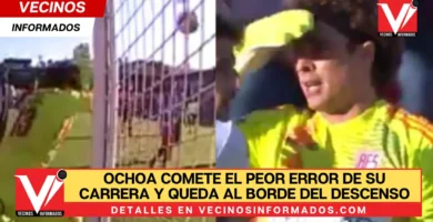 Ochoa comete el peor error de su carrera y queda al borde del descenso