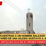 Vecinos encuentran a un hombre baleado recargado en la pared de una Iglesia de Cuautepec en Gustavo A. Madero