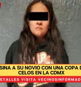 Joven asesina a su novio con una copa de vino por celos en la CDMX