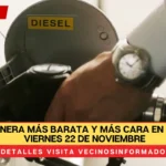 La gasolinera más barata y más cara en CDMX, hoy viernes 22 de noviembre